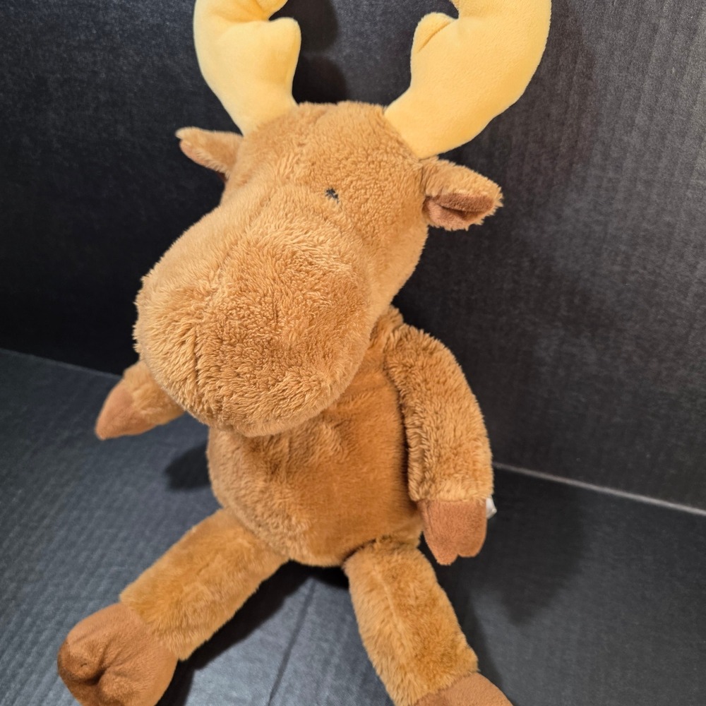 Kohl's Cares Give a Moose a Muffin Plush Toy Kids 12" Brown Tan Stuffed Animal